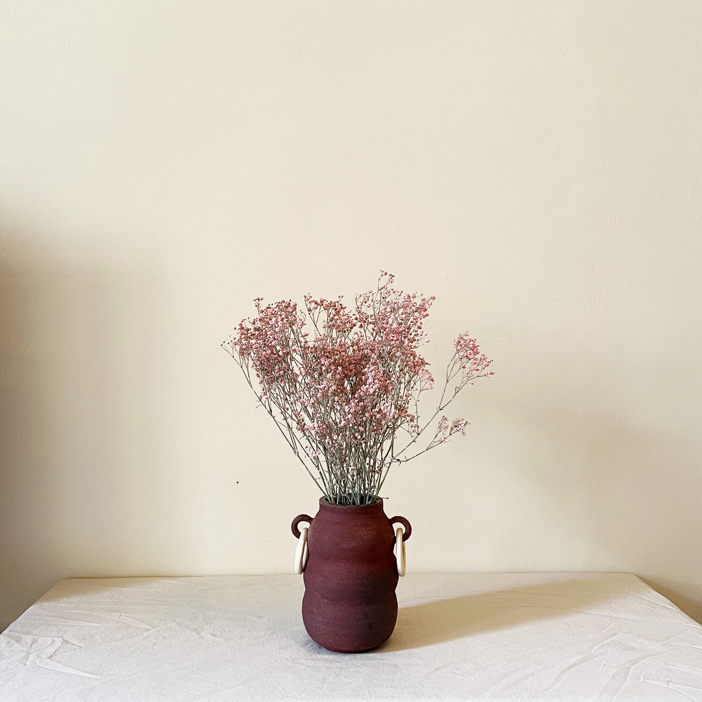 Vase in White Earrings 1