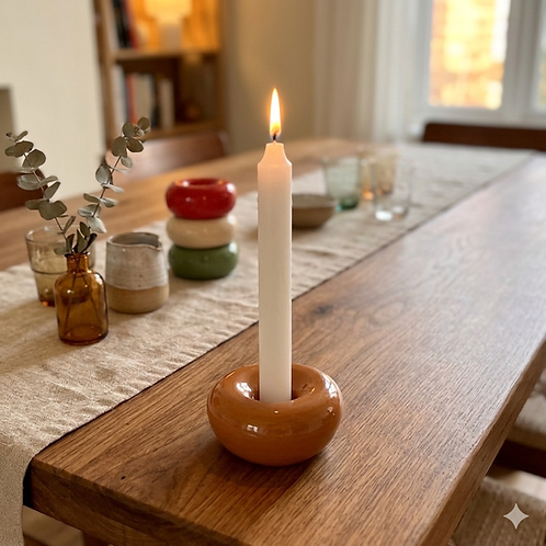 Donut Shaped Candle Holders
