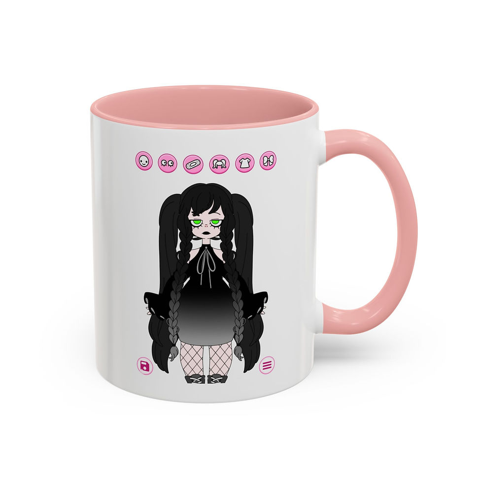 Thumbnail: "D@RK" by "Blythe Creations"-Gothic Character- 11 & 15 oz