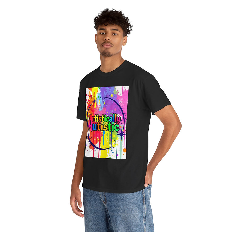 Thumbnail: Vyral Image Brand - "Artistically Autistic " - Unisex Tee-Shirt