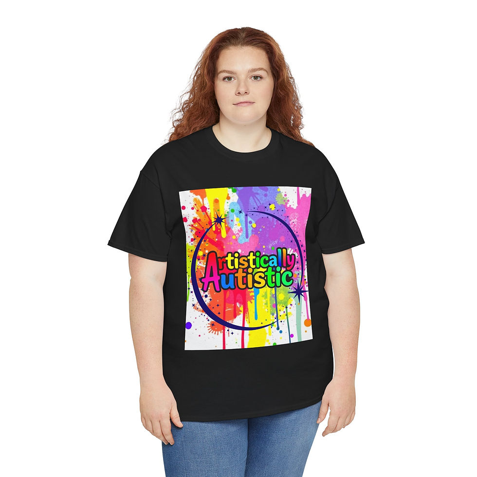 Thumbnail: Vyral Image Brand - "Artistically Autistic " - Unisex Tee-Shirt