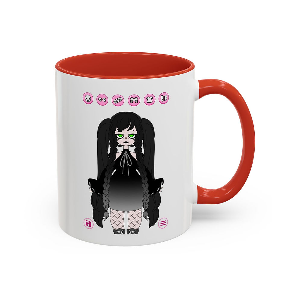 Thumbnail: "D@RK" by "Blythe Creations"-Gothic Character- 11 & 15 oz