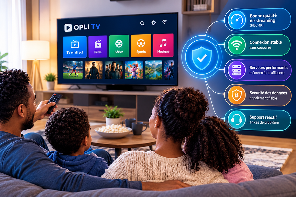 OPLI TV fiabilité : quels critères prouvent la stabilité du service au quotidien ?