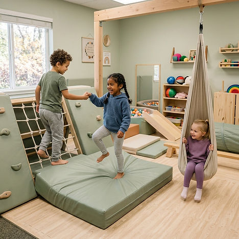 kids playing in neutral sage kids therapy gym.jpg