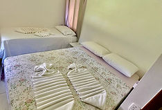 Quarto 2 com cama casal e solteiro