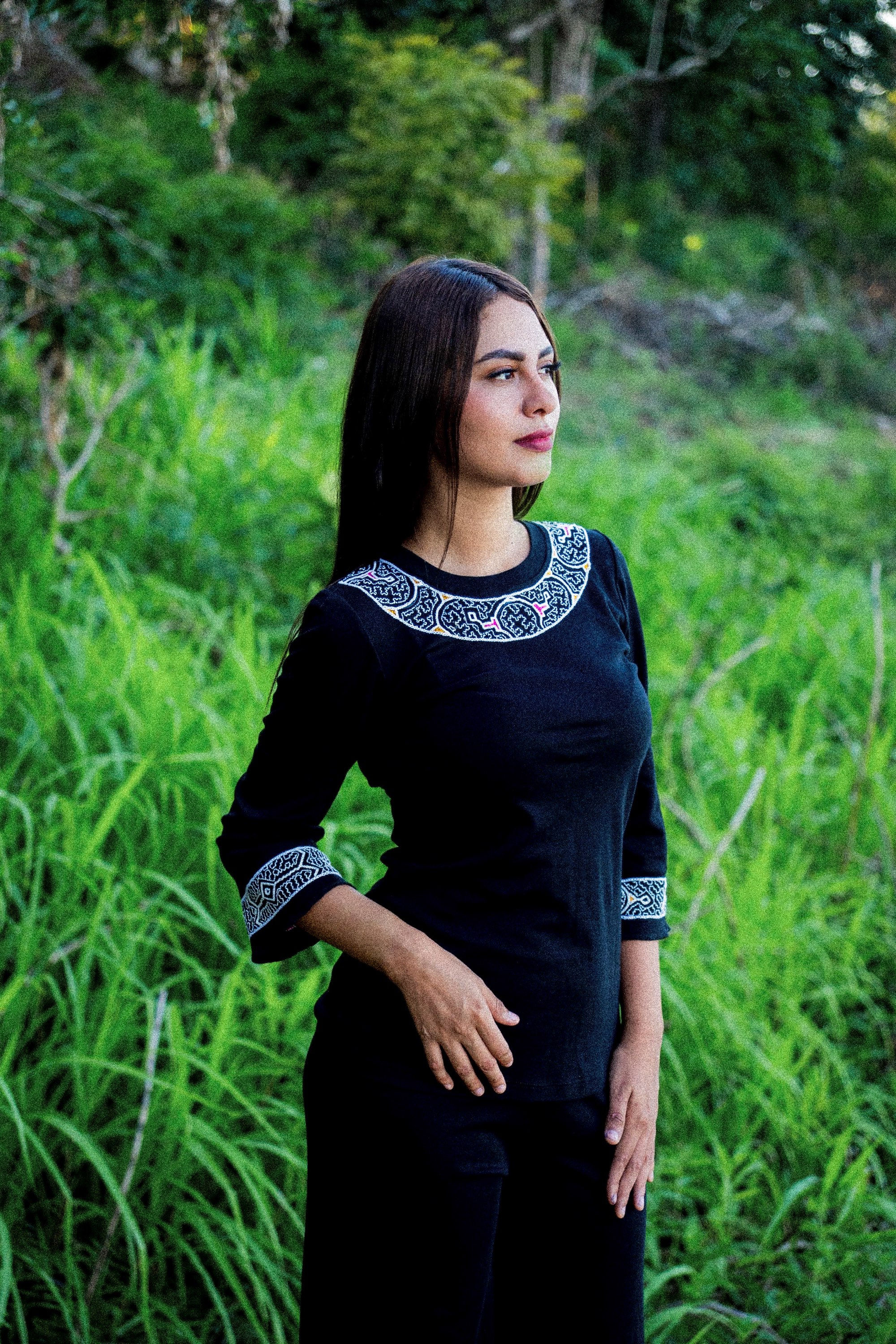 Ainbo Long Sleeve Blouse