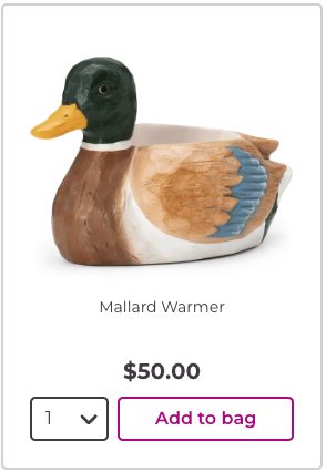 Mallard Scentsy Warmer