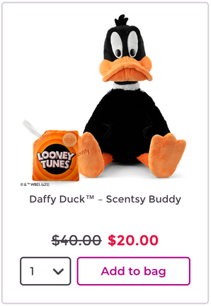 Daffy Duck™ – Scentsy Buddy