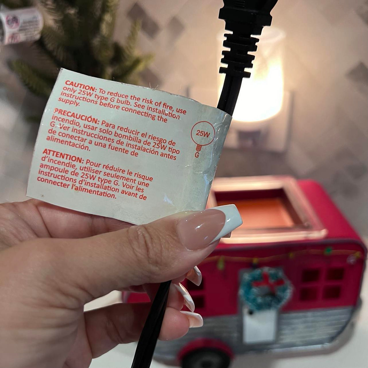 Scentsy Warmer Bulb Sticker