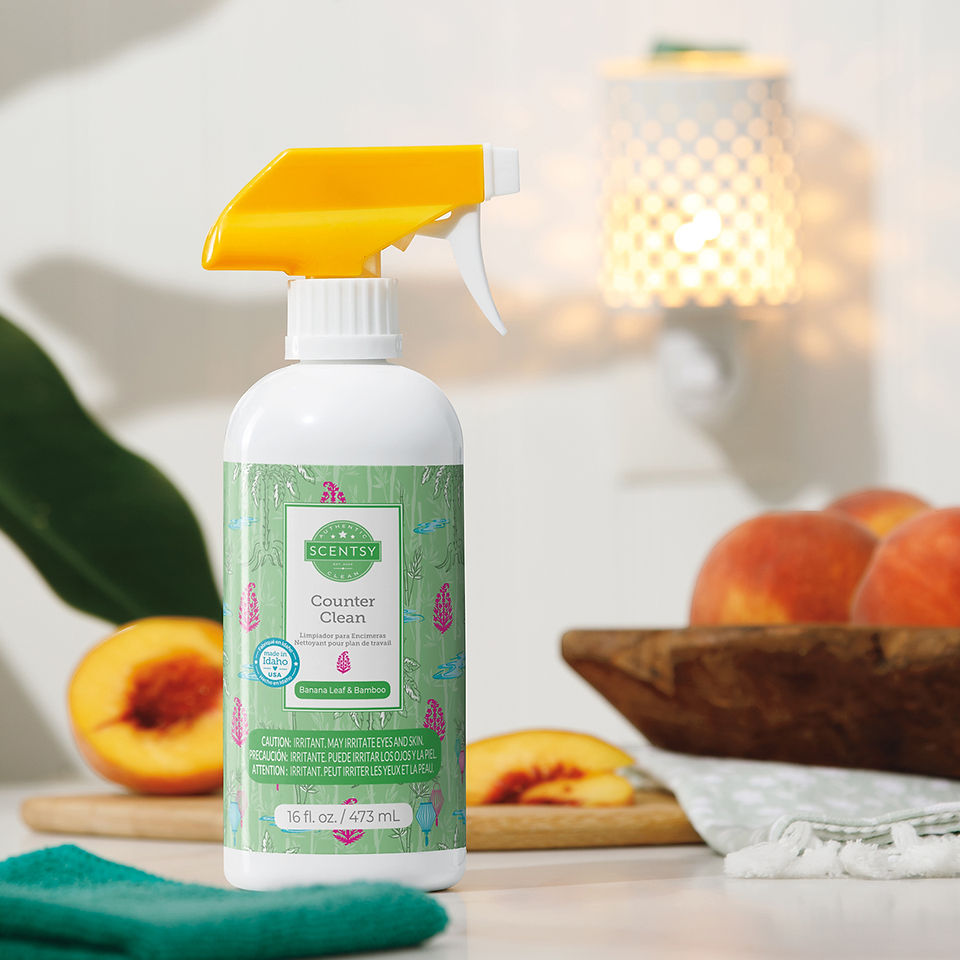 Banana Leaf & Bamboo Scentsy Counter Clean