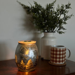 December 2025's Scentsy Warmer of the Month: Wintercrest + Iced Balsam