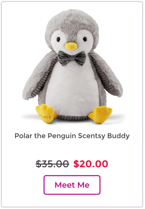 Polar the Penguin Scentsy Buddy