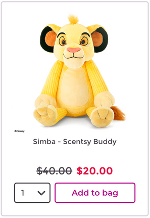 Simba - Scentsy Buddy