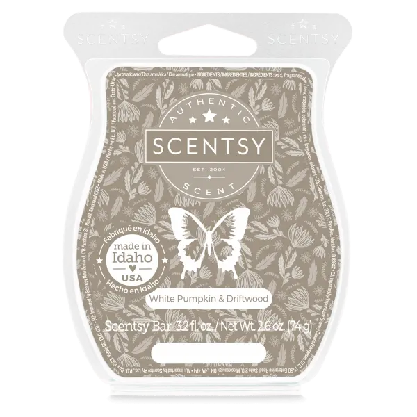 White Pumpkin and Driftwood Scentsy Bar