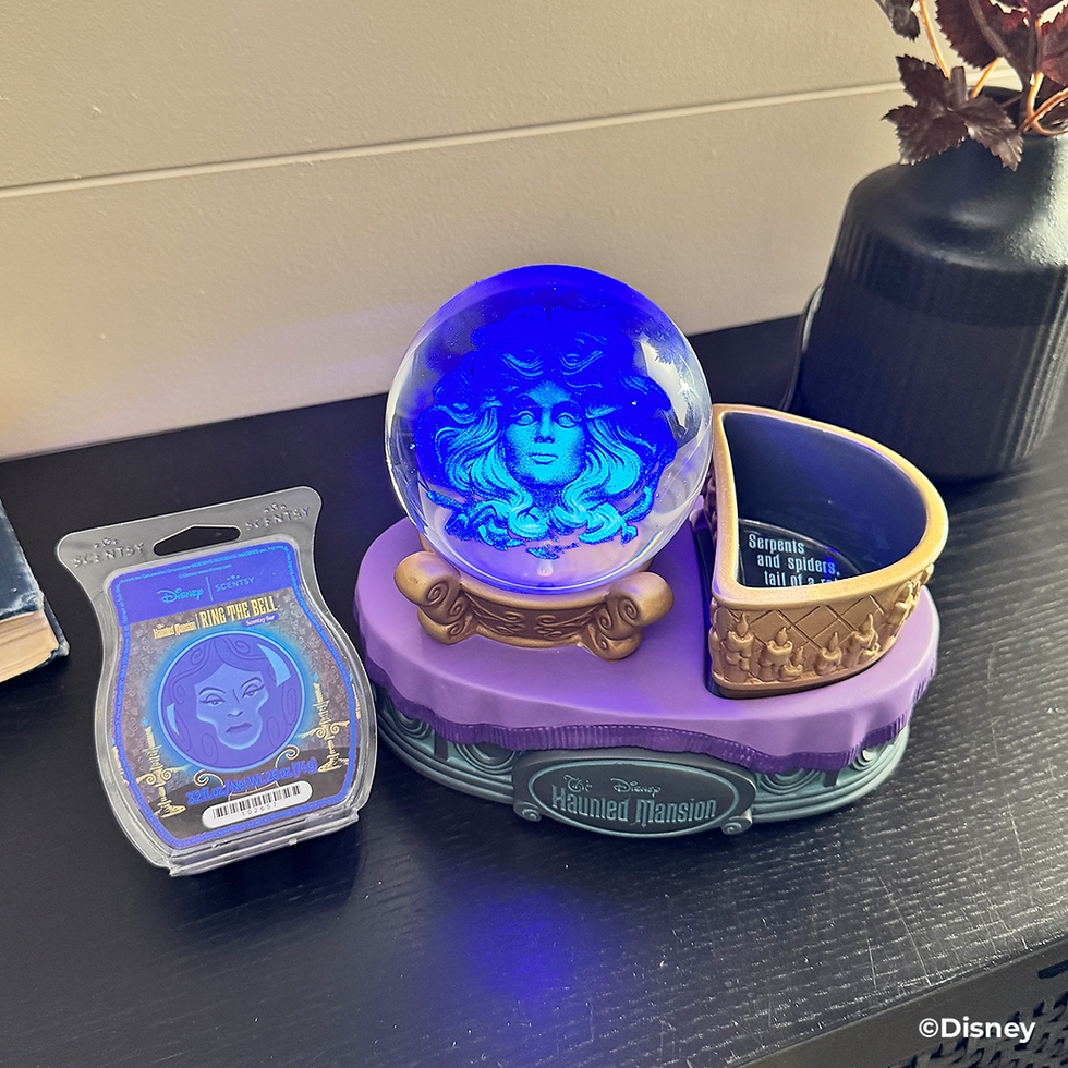 New Disney’s The Haunted Mansion Scentsy Collection: Madame Leota’s Crystal Ball + Ring the Bell