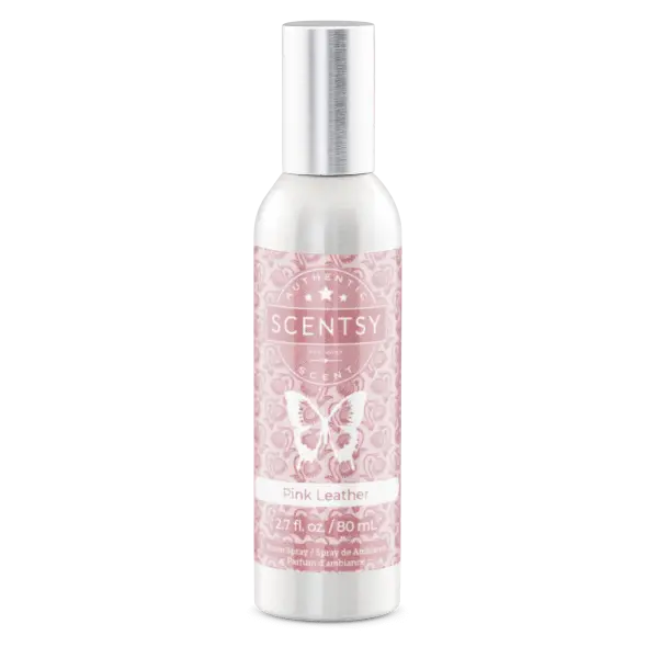 Pink Leather Room Spray