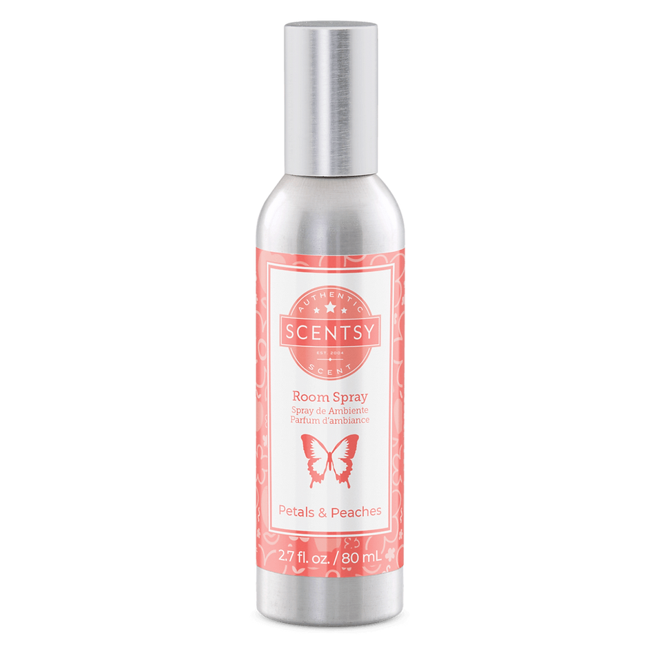 January 2025 Scent of the Month Petals & Peaches Room Spray