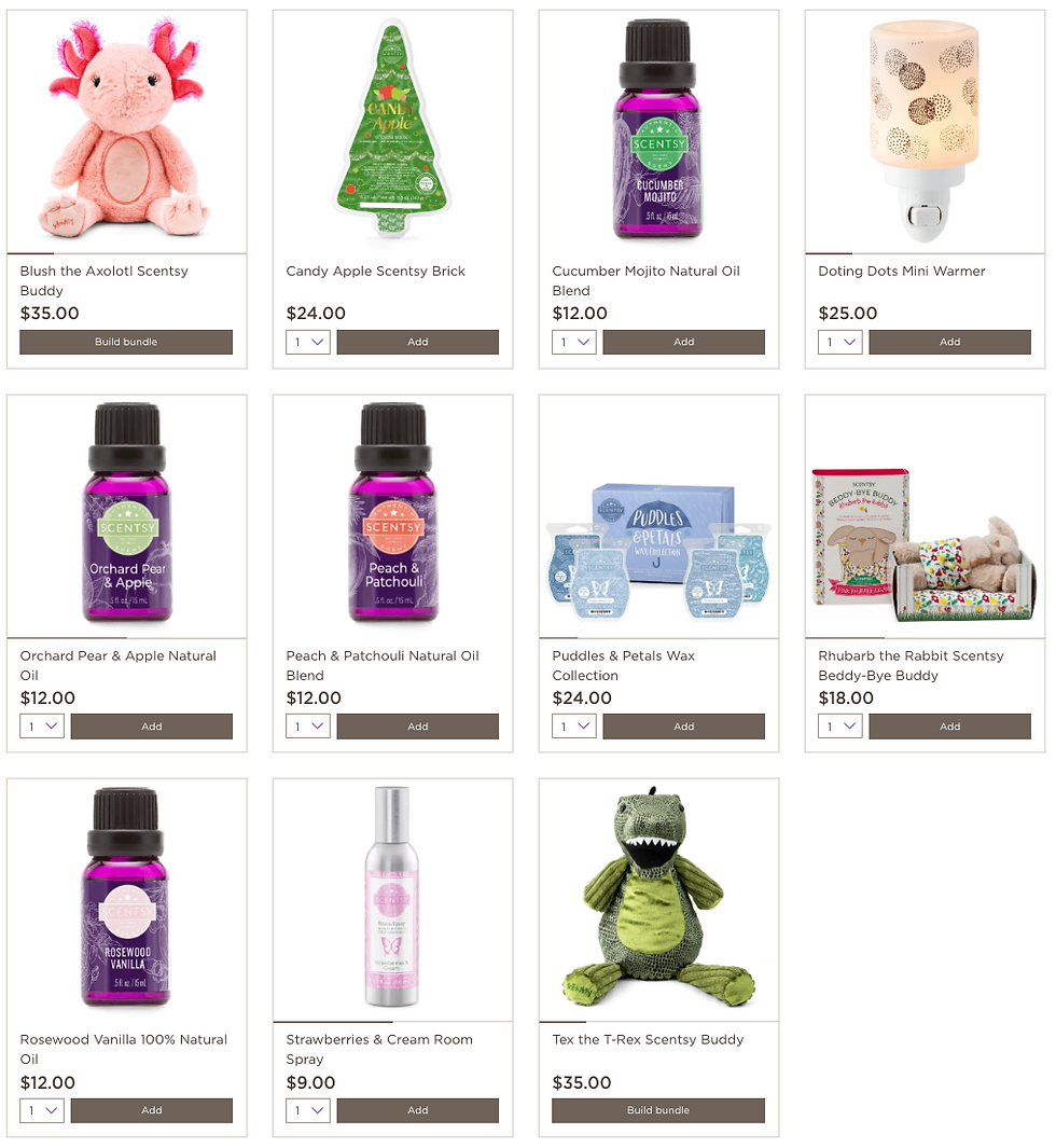 New & exclusive products for Scentsy Club subscribers. Start your subscription now!