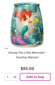Disney The Little Mermaid − Scentsy Warmer
