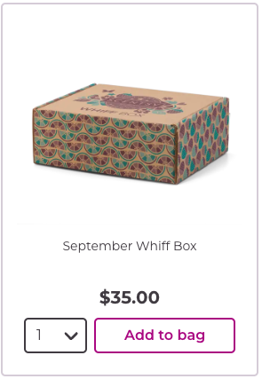 September Whiff box