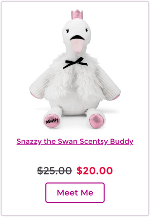 Snazzy the Swan Scentsy Buddy