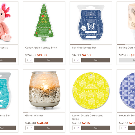 New & exclusive products for Scentsy Club subscribers. Start your subscription now!