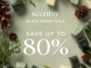 Black Friday Scentsy Sale has discounts up to 80% off