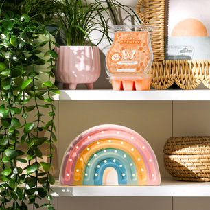 APRIL 2024'S SCENTSY WARMER OF THE MONTH - RAINBOW & SUNSHINE MANGO
