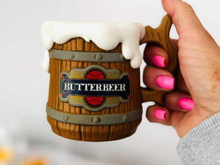 It’s almost Butterbeer season, & now you can bring that warm, cozy, Harry Potter vibe straight into your home