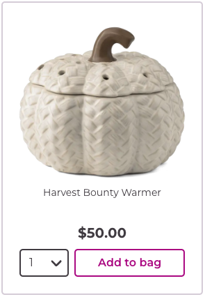 Harvest Bounty Warmer