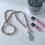 Thumbnail: Pink Rainbow Wooden Lanyard