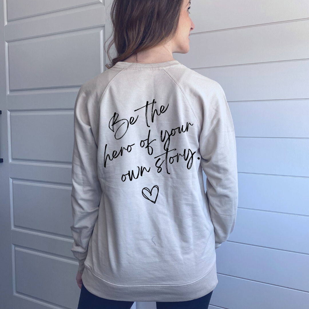 "Hero" Lightweight Crewneck (Sand)