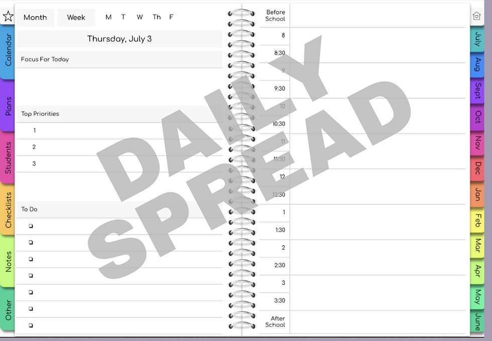 Thumbnail: 2025-2026 Composite Google Slides Teacher Planner