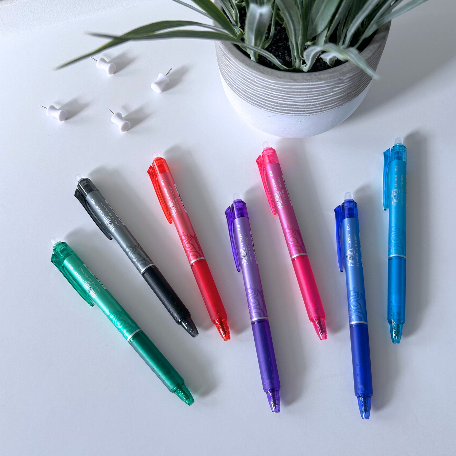 0.5 Pilot FriXion Ball Clicker Pen 7-Pack