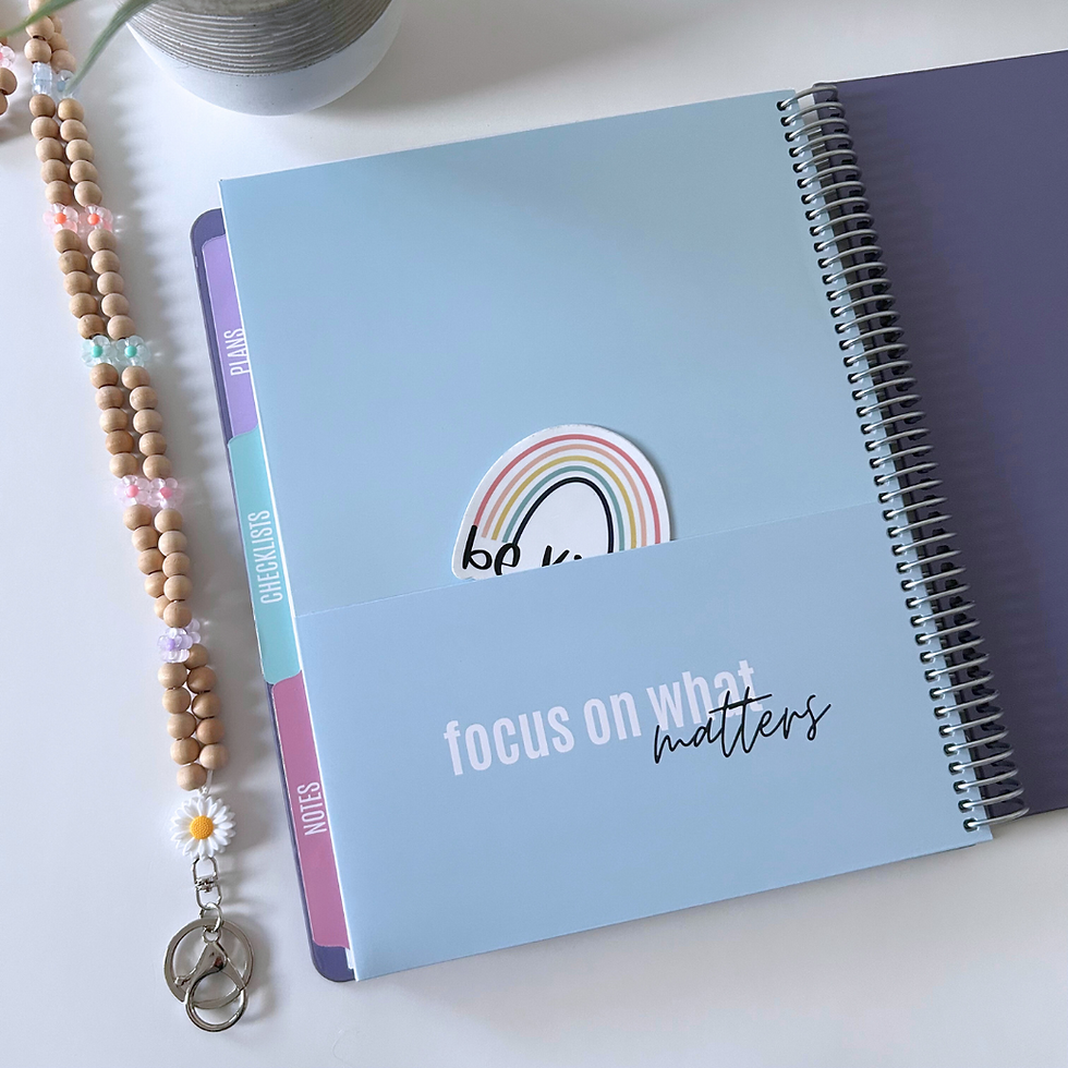 Thumbnail: 25/26 "Enjoy Where You Are Now" Timed Teacher Planner