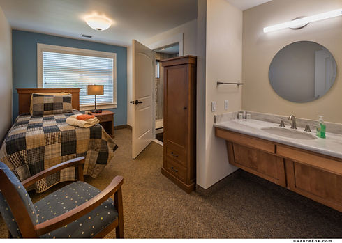 Veterans Guest House Bedroom