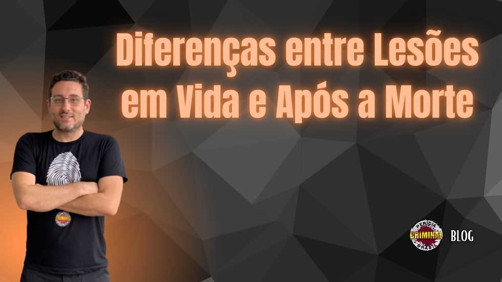 💀 Diferenças entre Lesões em Vida e Após a Morte 💀