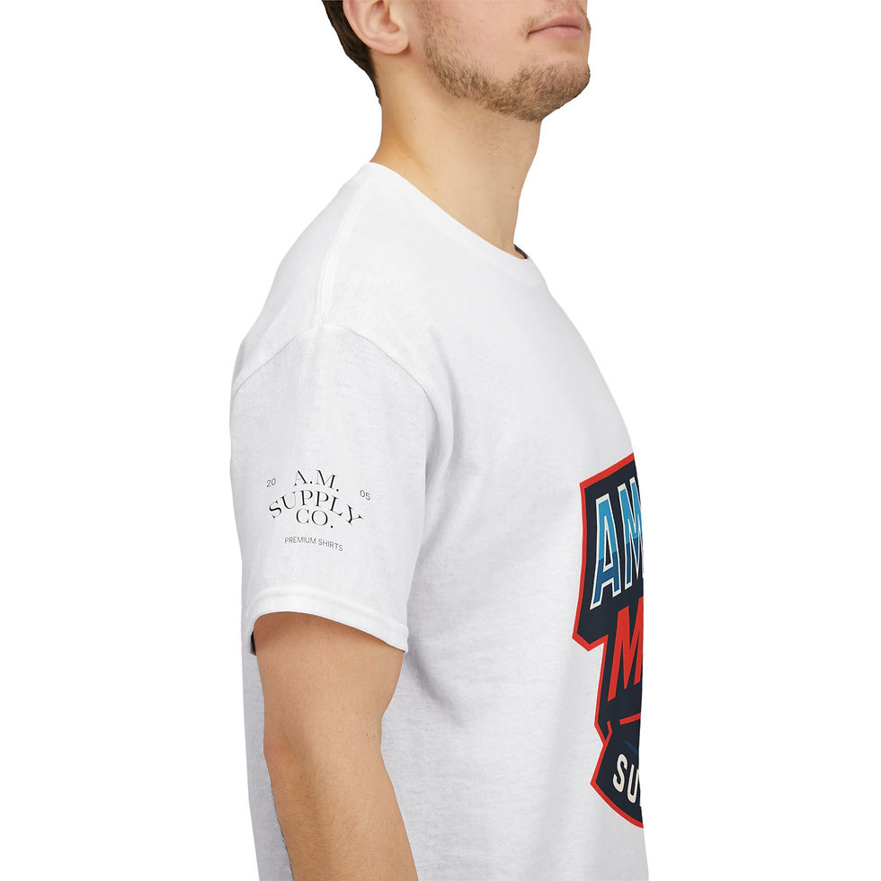 Thumbnail: American Motor Supply Co. T-Shirt — Vintage Motorcycle Logo Tee
