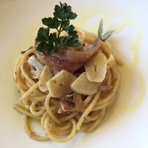Spaghetti with colatura di alici