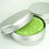Thumbnail: Aluminium travel tin with lid partially removed to show green shampoo bar inside