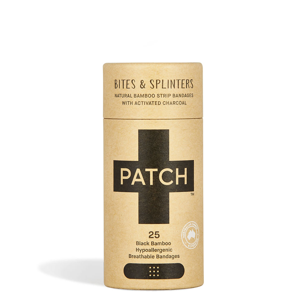 Bamboo Plasters - Charcoal