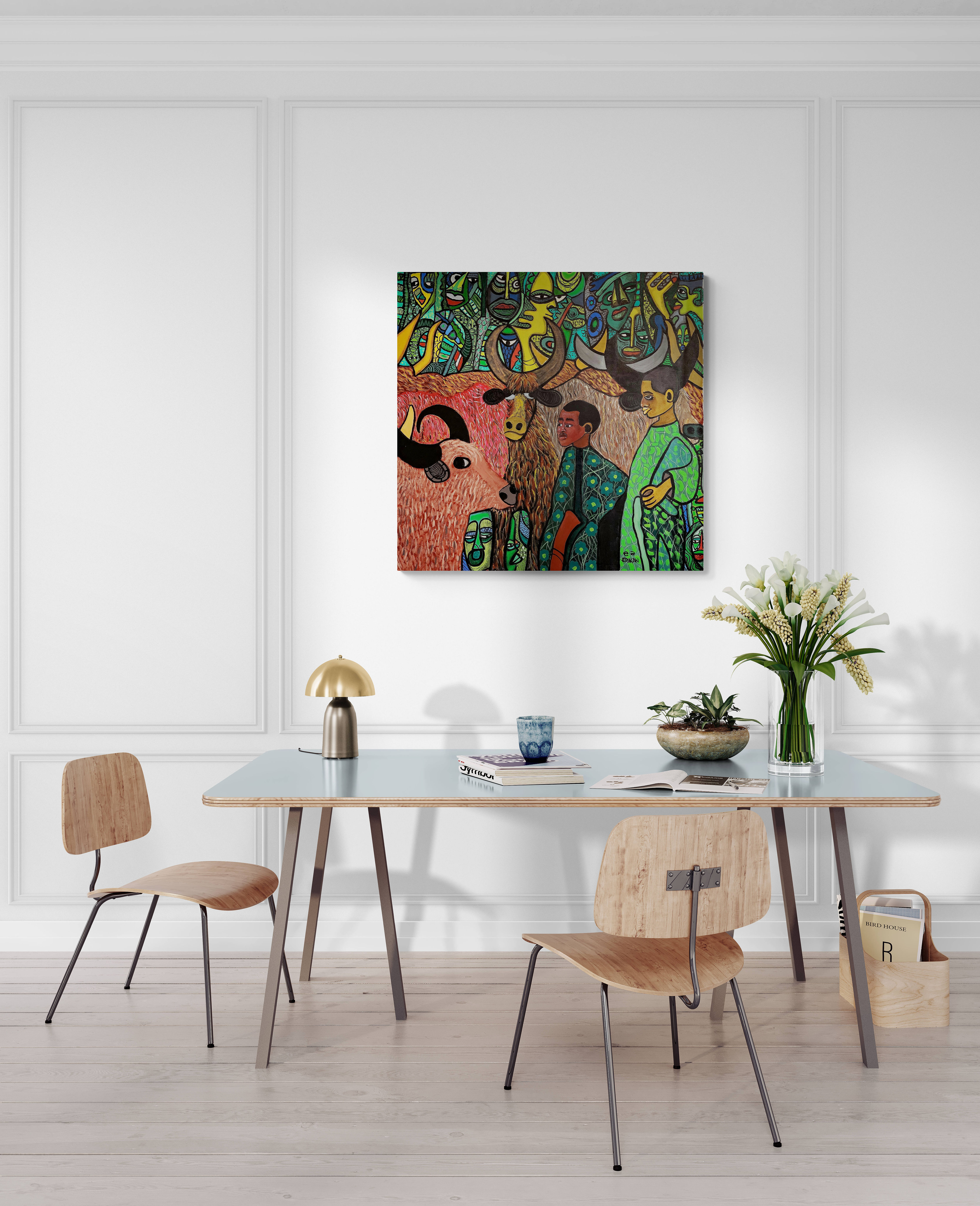 Erikan Ekefrey | Erikan Art | "Cattle Range"