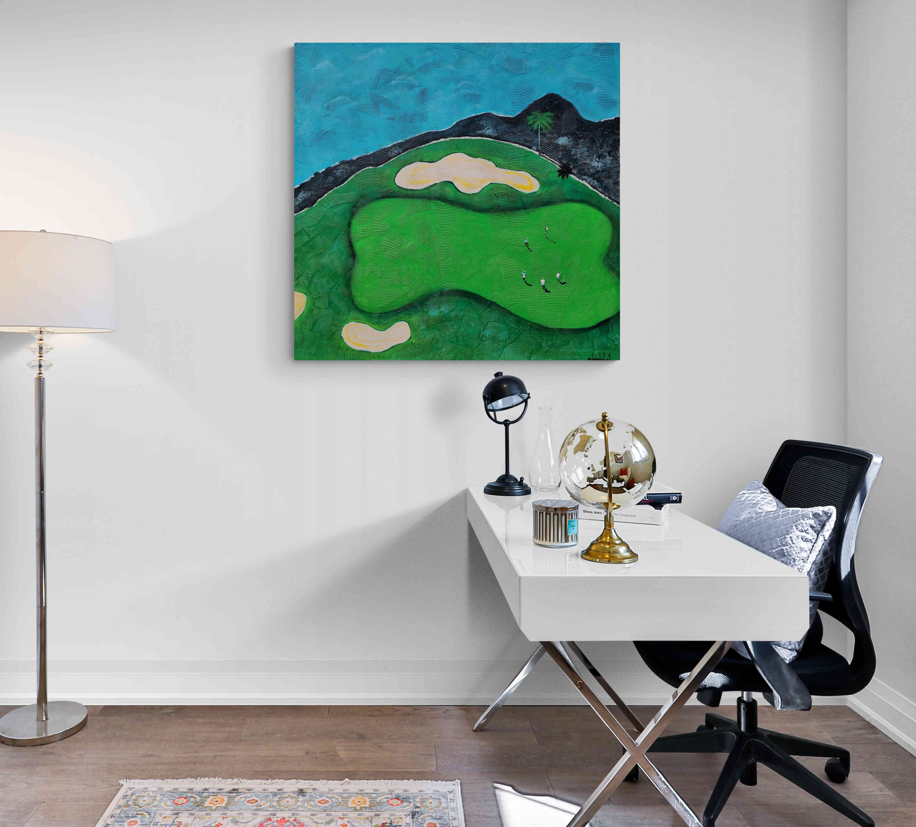 Erikan Ekefrey | Erikan Art | "A Day on the Fairway"