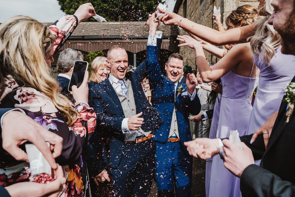 Gay wedding photographer Yorkshire 