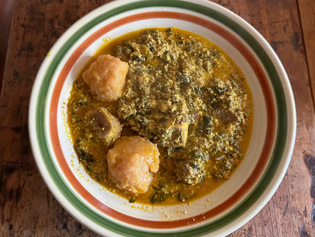 A West African Sequel - Egusi Stew and Fufu