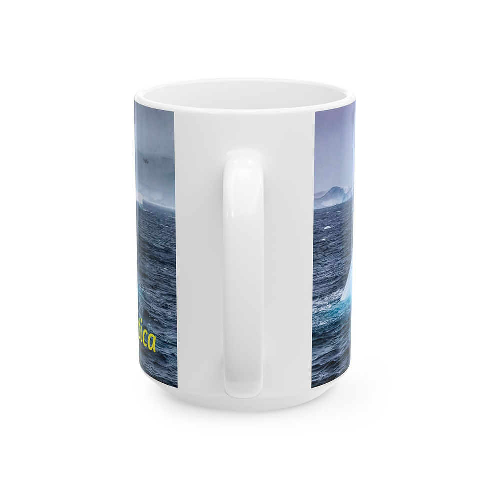 Thumbnail: Antarctica - Iceberg Left-Handed Ceramic Photo Mug