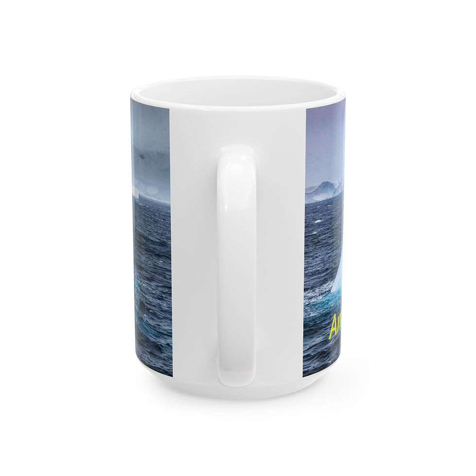 Thumbnail: Antarctica - Iceberg Right-Handed Ceramic Photo Mug