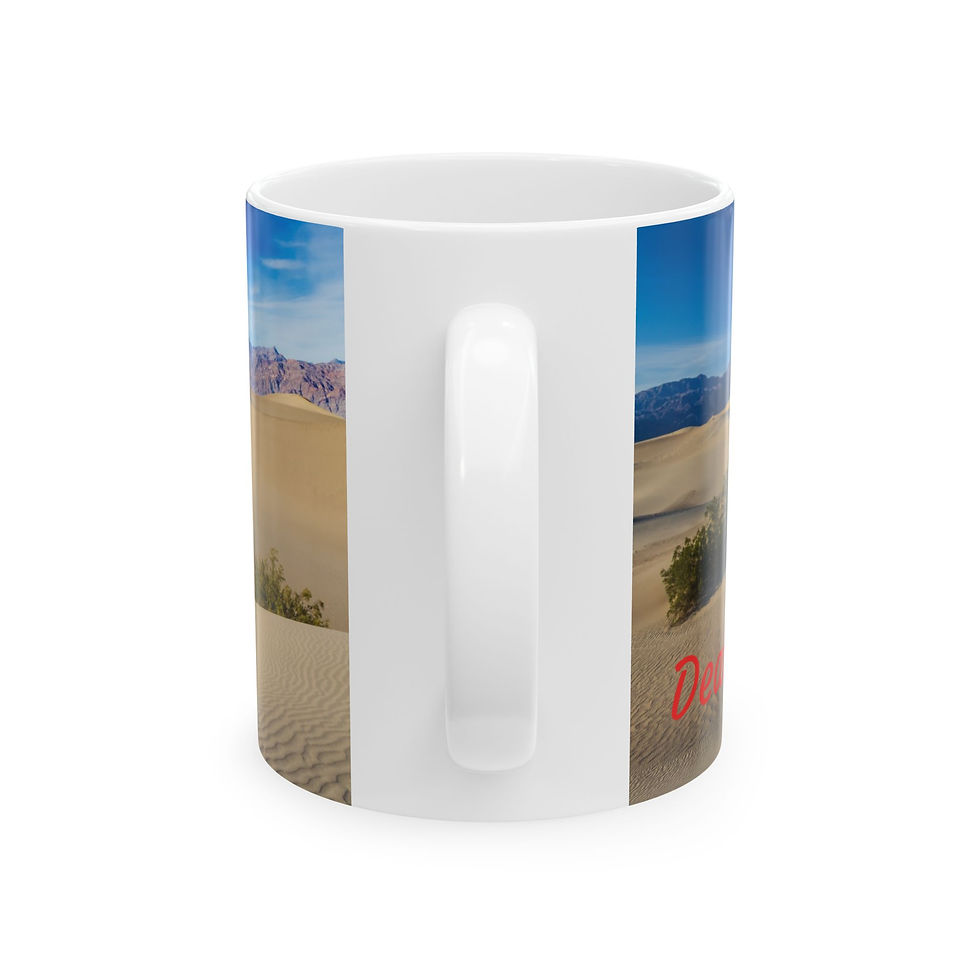Thumbnail: California - Death Valley Desert Dunes Right-Handed Ceramic Photo Mug 