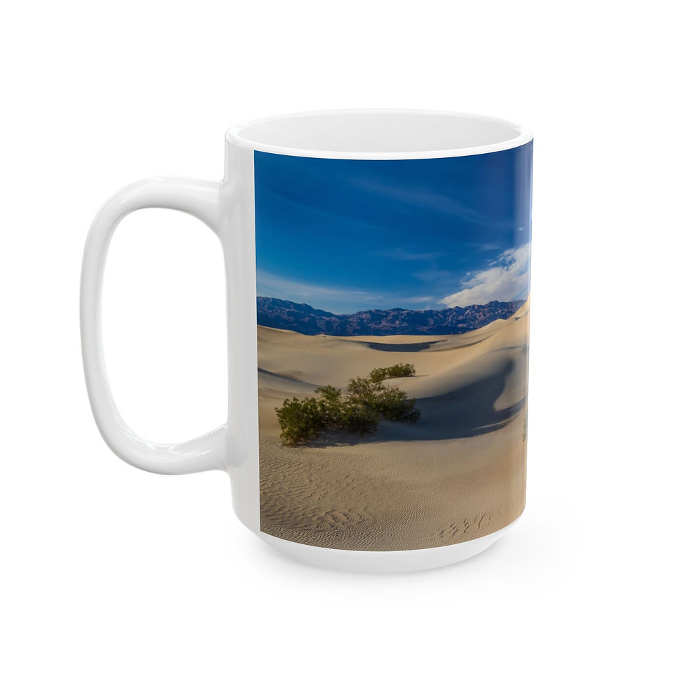 Thumbnail: California - Death Valley Desert Dunes Left-Handed Ceramic Photo Mug