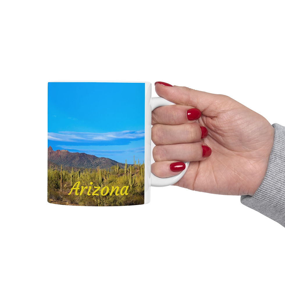 Thumbnail: Arizona - Desert Landscape Left-Handed Ceramic Photo Mug